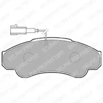 Тормозные колодки DELPHI для PEUGEOT BOXER автобус (244, Z_) 2.0