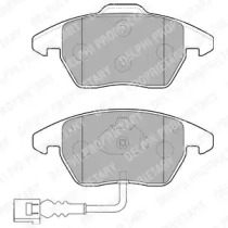 Тормозные колодки DELPHI для VW POLO (6R, 6C) 1.4 BiFuel