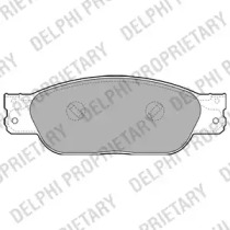 Тормозные колодки DELPHI для JAGUAR S-TYPE (X200) 2.5 V6