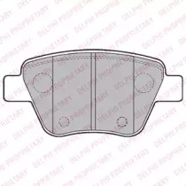 Тормозные колодки DELPHI для VW GOLF VI (5K1) 1.6