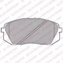 Тормозные колодки DELPHI для KIA SOUL II (PS) 1.6 CRDi 136