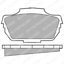 Дисковой тормозной механизм DELPHI для SAAB 96 1.5 V4