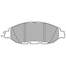 Тормозные колодки DELPHI для NISSAN MURANO III (Z52_) 3.5 V6