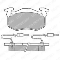 Тормозные колодки DELPHI для PEUGEOT 205 I (741A/C) 1.7 Diesel