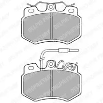 Тормозные колодки DELPHI для PEUGEOT 205 I (741A/C) 1.7 Diesel
