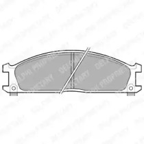 Тормозные колодки DELPHI для NISSAN VANETTE Фургон (C22) 2.0 D