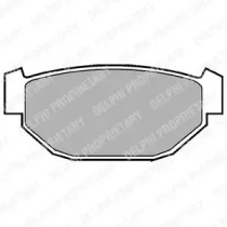 Дисковой тормозной механизм DELPHI для SUBARU LEONE II 1800 4WD