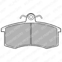 Тормозные колодки DELPHI для LADA KALINA седан (1118) 1.6