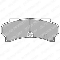 Тормозные колодки DELPHI для PEUGEOT J9 автобус 2.5 D