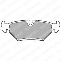 Тормозные колодки DELPHI для JAGUAR XJ (XJ40, XJ81) 6 3.2 24V