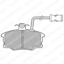 Тормозные колодки DELPHI для ALFA ROMEO 164 (164_) 2.0 Turbo