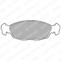 Тормозные колодки DELPHI для JAGUAR XJ (XJ40, XJ81) 6 3.2 24V