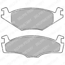Тормозные колодки DELPHI для VW GOLF II (19E, 1G1) 1.8 i Cat Syncro