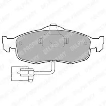 Дисковой тормозной механизм DELPHI для NISSAN SILVIA (S110) 1.8