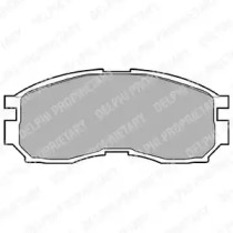 Тормозные колодки DELPHI для MITSUBISHI LANCER V (CB_A, CD_A, CE_A) 1.6 16V 4WD (CD4A)