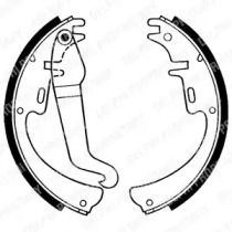 Тормозная колодка / накладка DELPHI для OPEL REKORD D 1.9