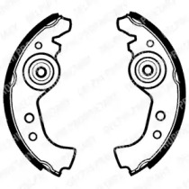 Тормозная колодка / накладка DELPHI для FIAT PANDA (141_) 1000 4x4