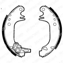 Тормозная колодка / накладка DELPHI для PEUGEOT 205 I (741A/C) 1.7 Diesel