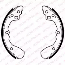 Тормозная колодка / накладка DELPHI для KIA RIO седан (DC_) 1.5 16V