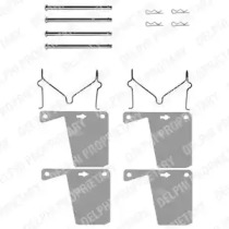 Дисковой тормозной механизм DELPHI для FORD TAUNUS (GBFK) 1300