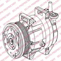 Кондиционер DELPHI для CHEVROLET KALOS 1.4 16V