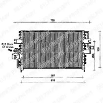 Кондиционер DELPHI для NISSAN PRIMERA Hatchback (P10) 2.0 16V