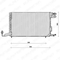 Конденсатор DELPHI для VW GOLF II (19E, 1G1) 1.8 GTI 16V