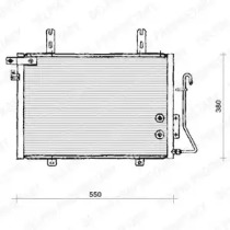 Конденсатор DELPHI для NISSAN KUBISTAR (X76) 1.6 16V