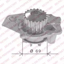 Водяной насос / прокладка DELPHI для PEUGEOT 205 I (741A/C) 1.7 Diesel