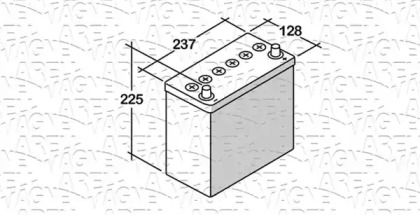 Аккумулятор MAGNETI MARELLI для SUZUKI WAGON R+ (MM) 1.3 (RB 413)