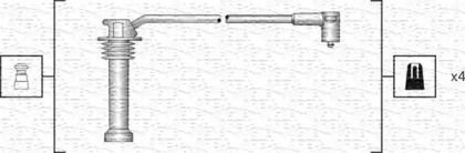 Свечной кабель / соединительные элементы MAGNETI MARELLI для MAZDA 2 (DY) 1.25