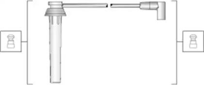Свечной кабель / соединительные элементы MAGNETI MARELLI для MINI MINI (R50, R53) One