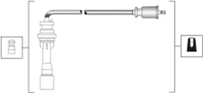 Свечной кабель / соединительные элементы MAGNETI MARELLI для MAZDA 323 S VI (BJ) 1.6