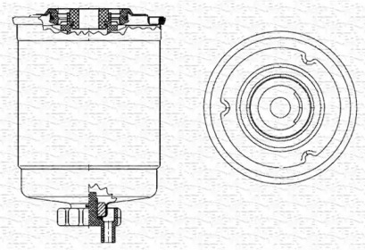 Топливный фильтр MAGNETI MARELLI для FORD TRANSIT Фургон (E_ _) 2.5 DI (EAL, EAS)