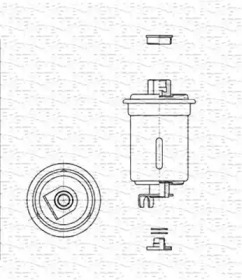 Топливный фильтр/ корпус MAGNETI MARELLI для MITSUBISHI GALANT V (E5_A, E7_A, E8_A) 2.0 V6-24 (E64A, E54A)
