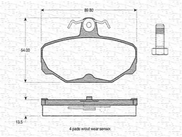 Запчасти для ТО MAGNETI MARELLI для FORD SIERRA Хэтчбек (GBC, GBG) 2.3 D