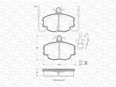 Запчасти для ТО MAGNETI MARELLI для PEUGEOT 205 I (741A/C) 1.9 GTI
