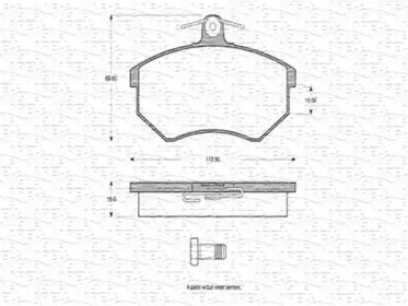 Дополнительные работы MAGNETI MARELLI для VW GOLF II (19E, 1G1) 1.8 GTI 16V