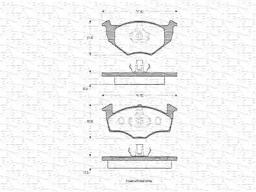 Запчасти для ТО MAGNETI MARELLI для VW POLO (6N1) 64 1.9 D