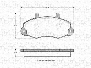 Дисковой тормозной механизм MAGNETI MARELLI для FORD TRANSIT Фургон (E_ _) 2.0 i (EAL, EAS)