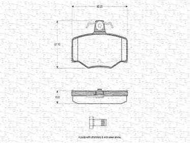 Дисковой тормозной механизм MAGNETI MARELLI для NISSAN PRIMERA Traveller (WP11) 2.0 TD