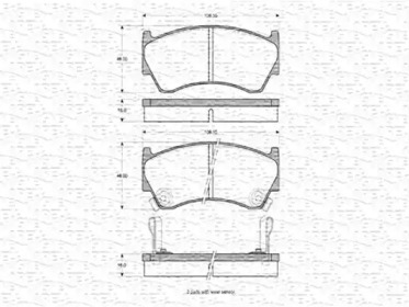 Дисковой тормозной механизм MAGNETI MARELLI для NISSAN ALMERA I (N15) 2.0 D