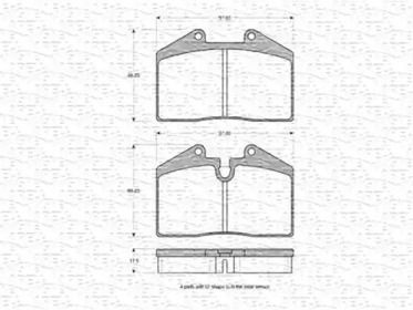 Дисковой тормозной механизм MAGNETI MARELLI для PORSCHE 911 (996) 3.4 Carrera