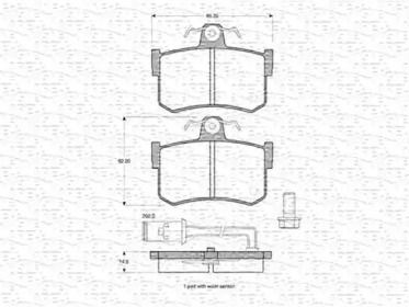 Дисковой тормозной механизм MAGNETI MARELLI для HONDA LEGEND I (HS, KA) 2.5 i (HS)