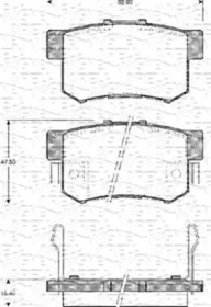 Дисковой тормозной механизм MAGNETI MARELLI для HONDA LEGEND II (KA) 3.2 i 24V (KA7)