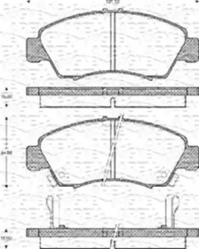 Дисковой тормозной механизм MAGNETI MARELLI для HONDA CIVIC VI Hatchback (EJ, EK) 1.4 i (EJ9)