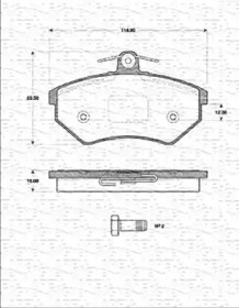 Дополнительные работы MAGNETI MARELLI для VW GOLF II (19E, 1G1) 1.8 GTI 16V