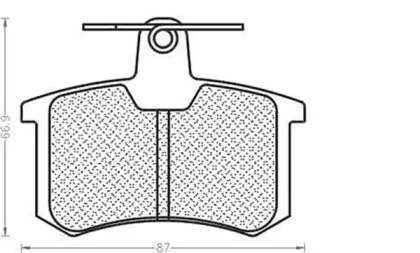 Тормозные колодки MAGNETI MARELLI для ALFA ROMEO 164 (164_) 2.0 Turbo