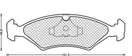 Тормозные колодки MAGNETI MARELLI для FORD PUMA (EC_) 1.7 16V