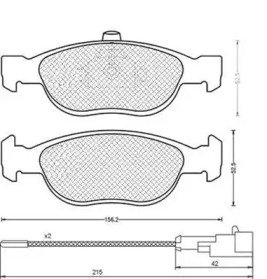 Дисковой тормозной механизм MAGNETI MARELLI для ALFA ROMEO 146 (930_) 2.0 16V Quadrifoglio (930.B5)